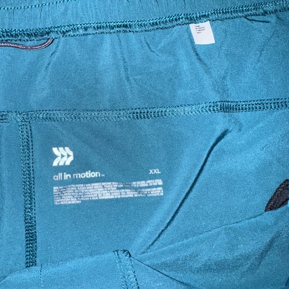 Teal Workout Leggings - Picture 4 of 6